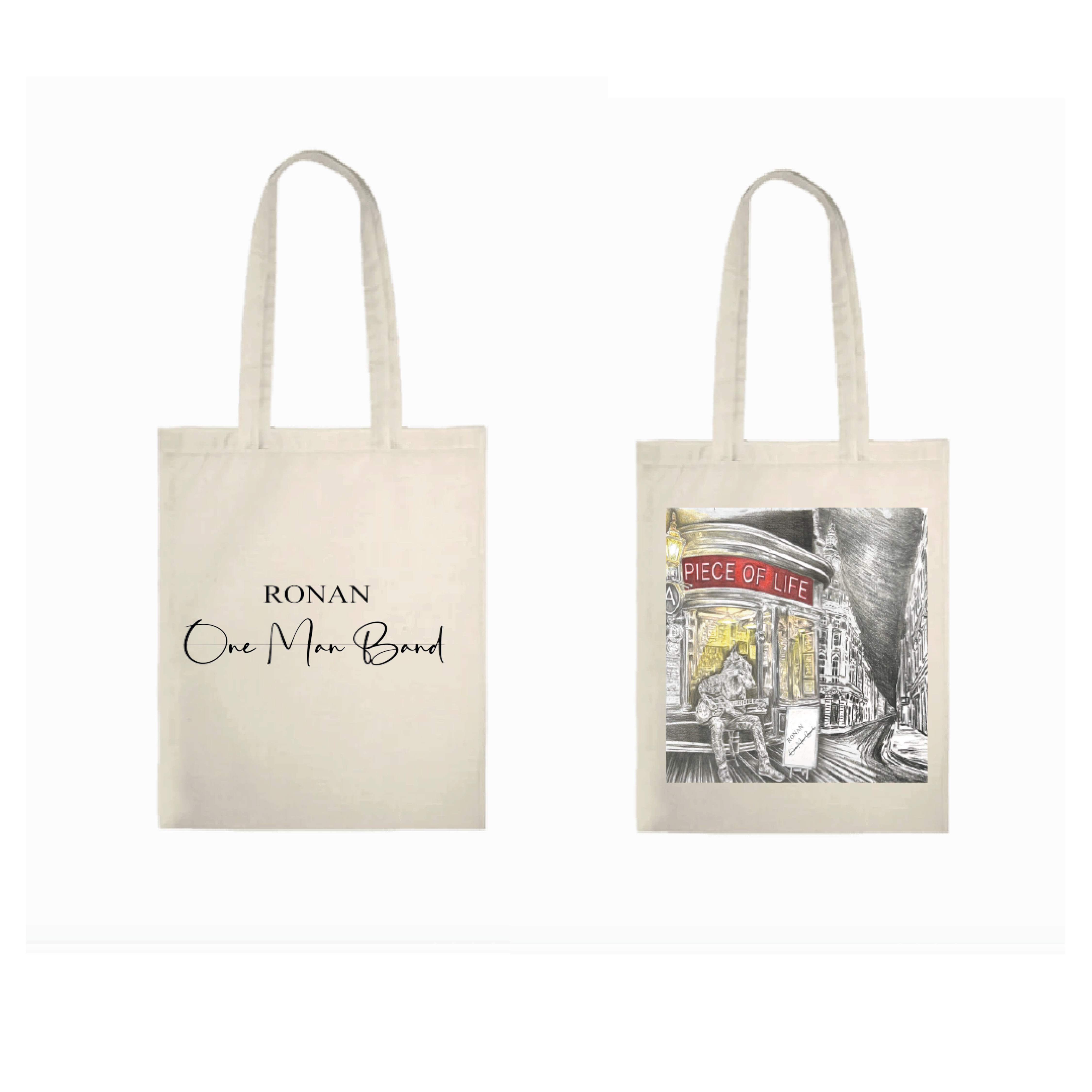 mockup de l'album Tote Bag Piece Of Life